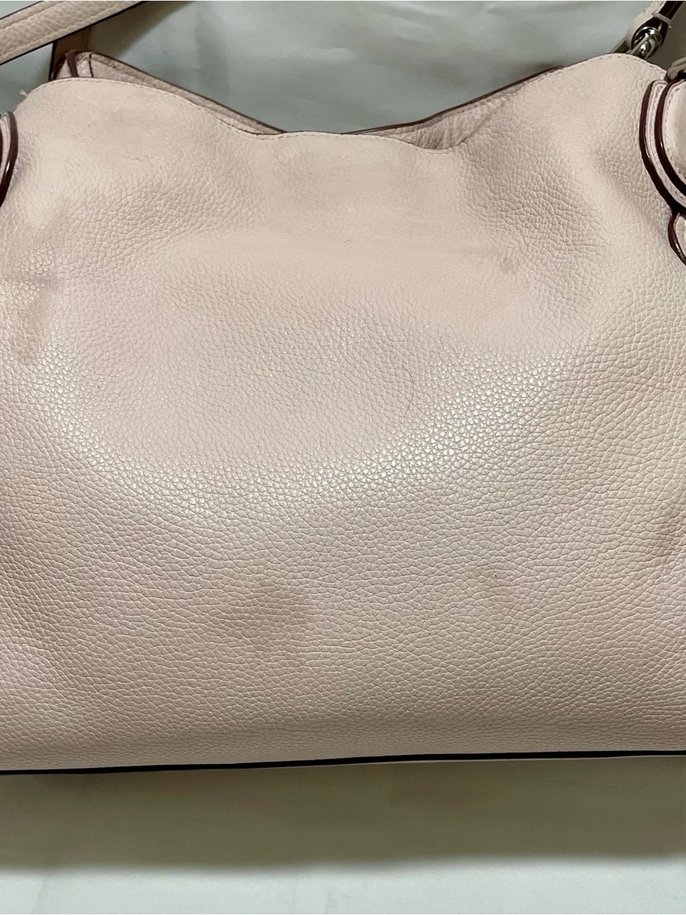 Coach Edie 31 Shoulder Bag with Scalloped Detail & Metal Hangtag